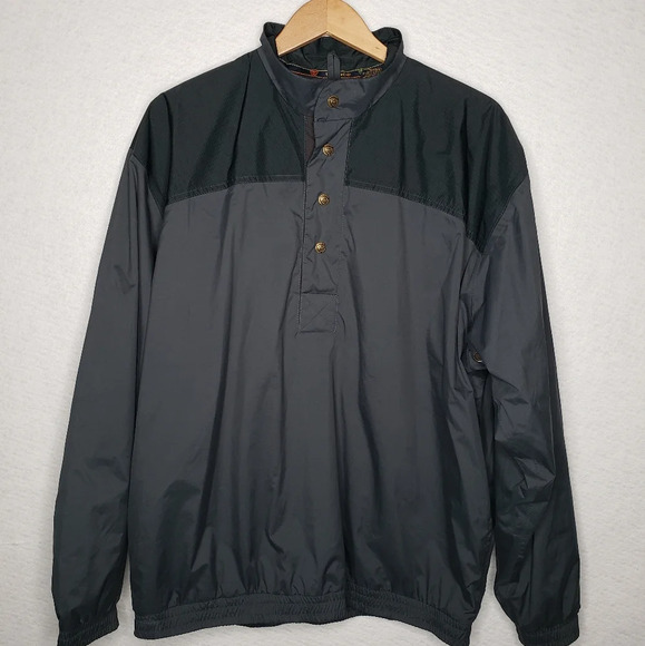 Sunice Other - Sunice Green Waterproof Pull Over 1/4 Snap Lined Vented Wind/Rain Shirt Sz L.